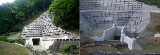 河内川ダム建設工事(社会特会)仮排水路トンネル工事