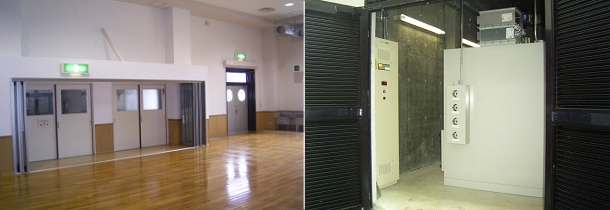 大島小学校放射線防護対策工事
