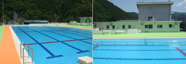 名田庄中学校プール改修工事